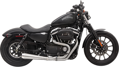 Bassani Brushed Road Rage Motorcycle Exhaust System 04-20 Harley Sportster XL