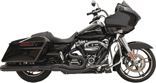 Bassani Black B4 Straight 2-1 Exhaust System for 2017-2021 Harley Touring FLHX