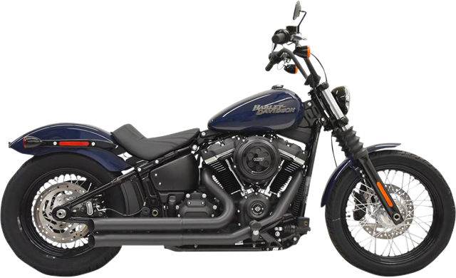 Bassani Turn Out Pro Street Exhaust System for 2018-21 Harley Softail FXBB FXLR