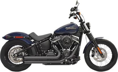 Bassani Turn Out Pro Street Exhaust System for 2018-21 Harley Softail FXBB FXLR