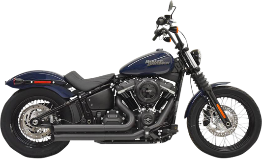 Bassani Turn Out Pro Street Exhaust System for 2018-21 Harley Softail FXBB FXLR