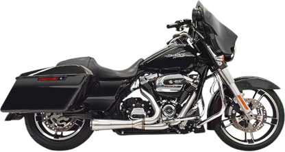 Bassani Road Rage 2-1 Short Stainless Steel Exhaust System 17-23 Harley Touring