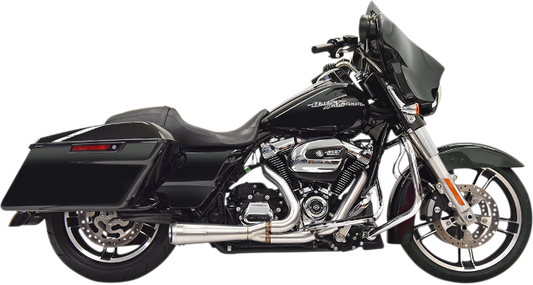 Bassani Road Rage 2-1 Short Stainless Steel Exhaust System 17-23 Harley Touring