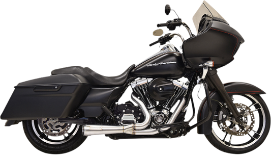 Bassani Stainless Steel 2-1 Short Road Rage Exhaust 95-16 Harley Touring FLHX