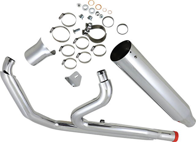 Khrome Werks Outlaw 2-1 Chrome Exhaust System fits 2017-2024 Harley Touring FLTR