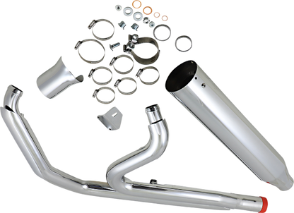 Khrome Werks Outlaw 2-1 Chrome Exhaust System fits 2017-2024 Harley Touring FLTR
