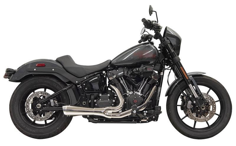 Bassani Short Chrome Ripper 2-1 Exhaust System fits 2018-2025 Harley M8 Softail