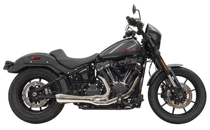 Bassani Short Chrome Ripper 2-1 Exhaust System fits 2018-2025 Harley M8 Softail
