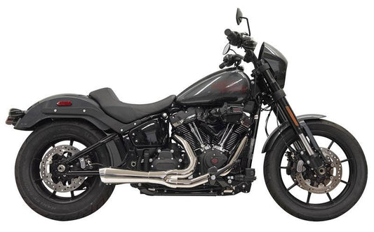 Bassani Short Chrome Ripper 2-1 Exhaust System fits 2018-2025 Harley M8 Softail