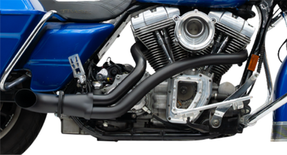 Trask BMF 2-1 Black Exhaust System fits 2000-2016 Harley Davidson Touring