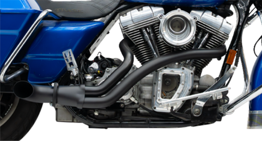 Trask BMF 2-1 Black Exhaust System fits 2000-2016 Harley Davidson Touring