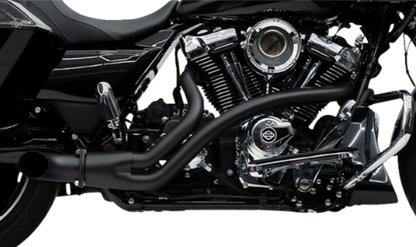 Trask BMF 2-1 Black M8 Exhaust System fits 2017-2025 Harley Davidson Touring