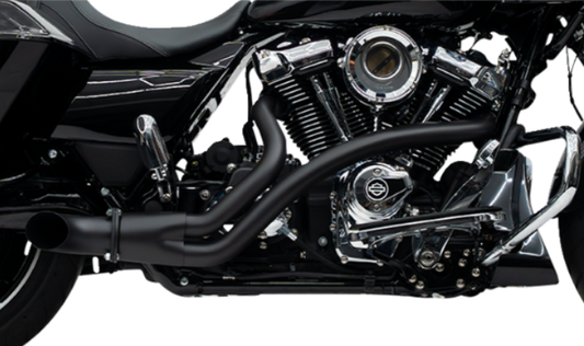 Trask BMF 2-1 Black M8 Exhaust System fits 2017-2025 Harley Davidson Touring