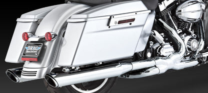 Vance & Hines Twin Slash Slip-On Mufflers fits 1995-2021 Harley Touring 16763