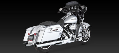 Vance & Hines Twin Slash Slip-On Mufflers fits 1995-2021 Harley Touring 16763