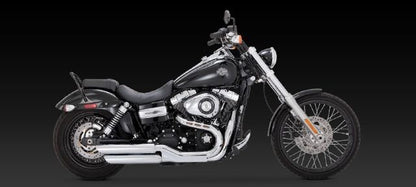 Vance & Hines Twin Slash 3" Slip On Mufflers fits 2008-2017 Harley Dyna FXDF