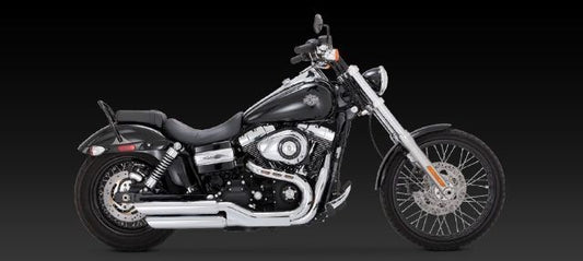 Vance & Hines Twin Slash 3" Slip On Mufflers fits 2008-2017 Harley Dyna FXDF