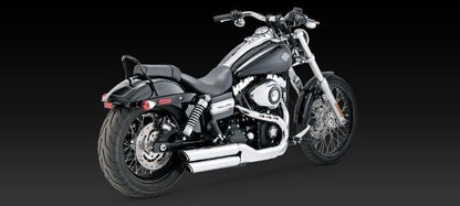 Vance & Hines Twin Slash 3" Slip On Mufflers fits 2008-2017 Harley Dyna FXDF
