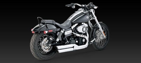 Vance & Hines Twin Slash 3" Slip On Mufflers fits 2008-2017 Harley Dyna FXDF