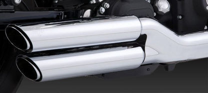 Vance & Hines Twin Slash 3" Slip On Mufflers fits 2008-2017 Harley Dyna FXDF