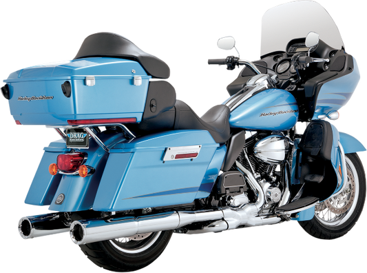 Vance & Hines Hi-Output Slip-on Mufflers Harley 1995-16 Touring FLHR FLHX 16455