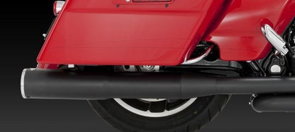 Vance & Hines Hi Output Slip On Black Mufflers for Harley 1995-2016 Touring FLTR