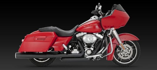 Vance & Hines Hi Output Slip On Black Mufflers for Harley 1995-2016 Touring FLTR