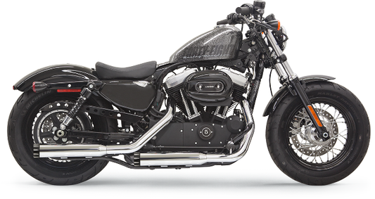 Bassani Chrome Firepower Slip On Exhaust Mufflers 2014-2020 Harley Sportster XL