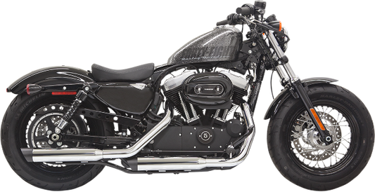 Bassani Chrome Firepower Slip On Exhaust Mufflers for 2014-2020 Harley Sportster