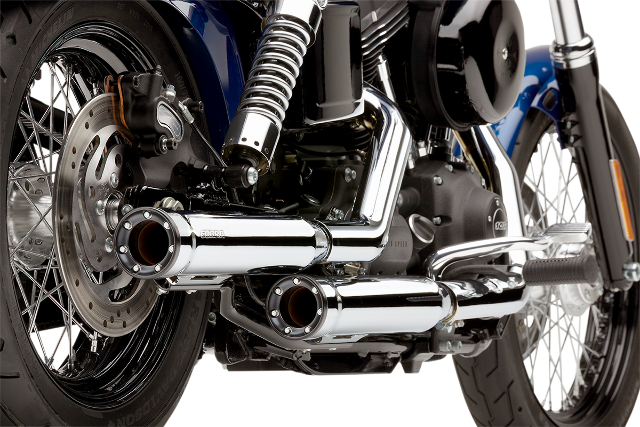 Cobra RPT 3" Motorcycle Slip on Exhaust Mufflers 1995-2017 Harley Dyna FXDB FXDL