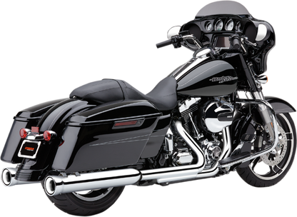 Cobra Chrome Loud Neighbor Hater 4 1/2" Mufflers fits 95-16 Harley Touring