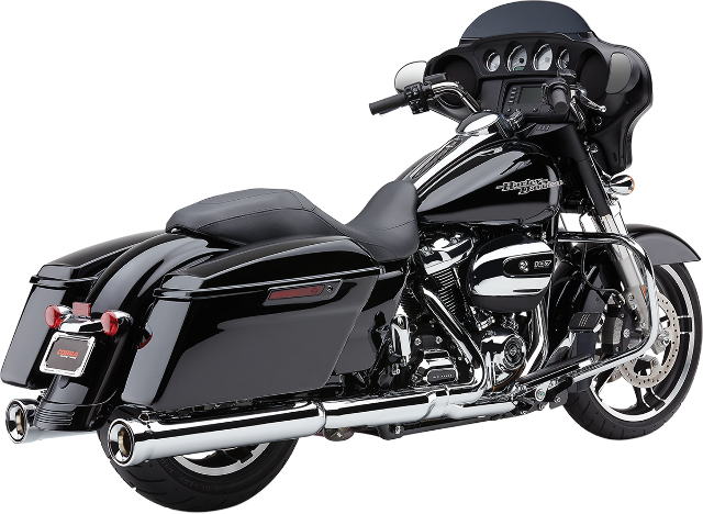 Cobra Chrome Neighbor Hater Slip on Exhaust Mufflers 2017-2022 Harley Touring