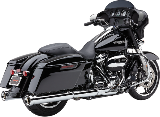 Cobra Chrome Neighbor Hater Slip on Exhaust Mufflers 2017-2022 Harley Touring