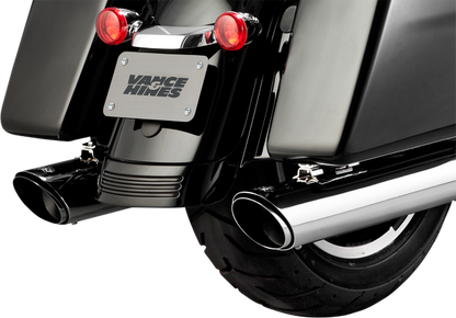 Vance & Hines Twin Slash 4" Chrome Slip On Mufflers for 2017-2024 Harley Touring