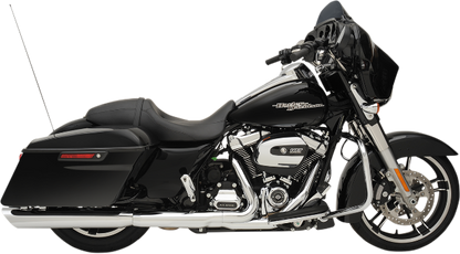 Drag Specialties Chrome 3 1/2" Slash Cut Exhaust Mufflers 2017-2022 Harley Touring