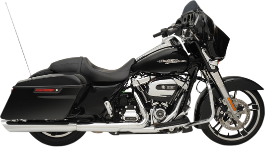 Drag Specialties Chrome 3 1/2" Slash Cut Exhaust Mufflers 2017-2022 Harley Touring