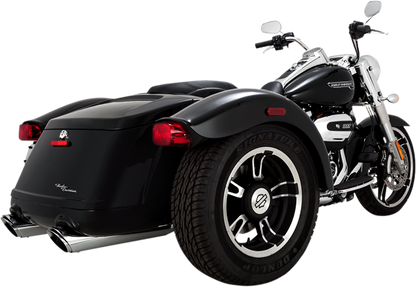 Vance & Hines Pair Chrome 4" Exhaust Mufflers 2017-2024 Harley Freewheeler FLRT