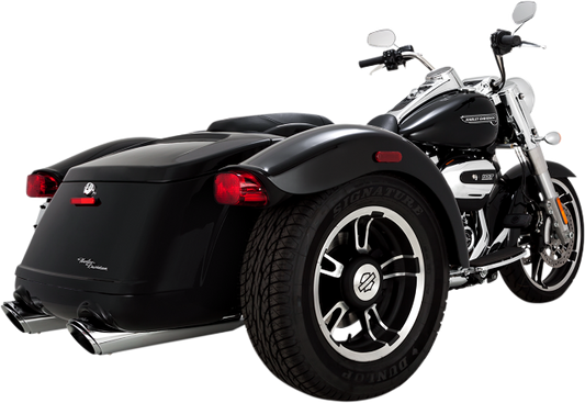 Vance & Hines Pair Chrome 4" Exhaust Mufflers 2017-2024 Harley Freewheeler FLRT