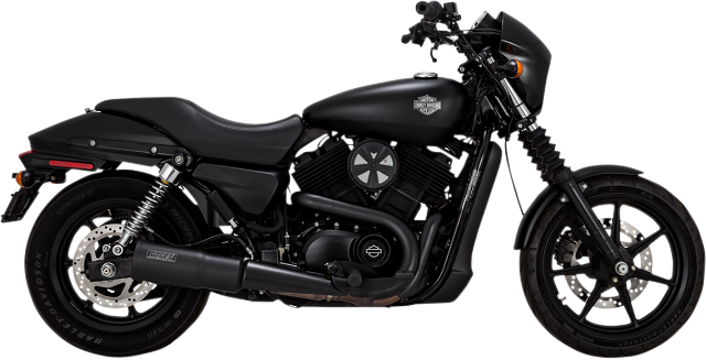 Vance & Hines Matte Black Hi Output Muffler for 2015-20 Harley XG Street 47943