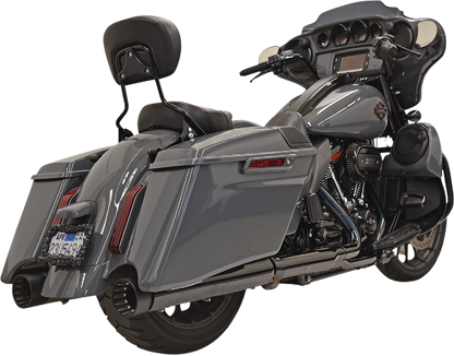 Bassani Black CVO 4" DNT Exhaust Mufflers 2017-2026 Harley Touring FLHXSE FLTRSE