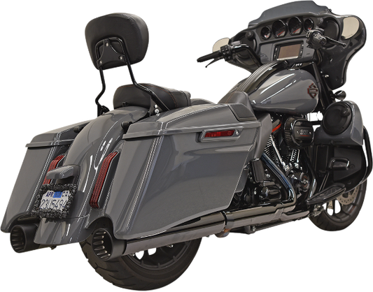 Bassani Black CVO 4" DNT Exhaust Mufflers 2017-2021 Harley Touring FLHXSE FLTRSE