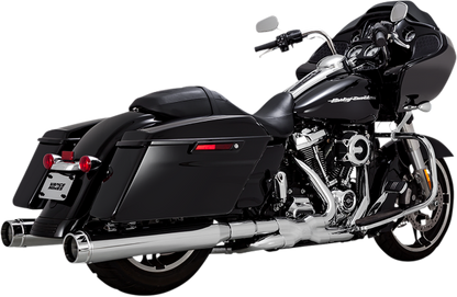 Vance & Hines Chrome Torquer 450 Exhaust Mufflers for 2017-2024 Harley Touring