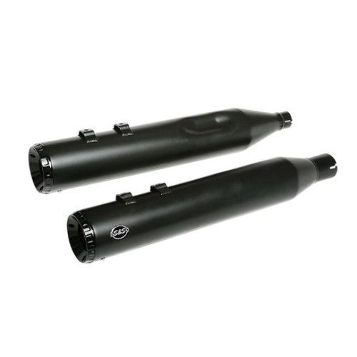 S&S GNX Black 4.5" Rear Slip on Exhaust Mufflers 2017-2022 Harley Touring FLHX