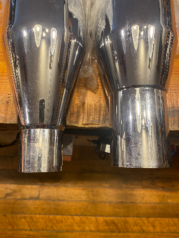 Khrome Werks 4" HP Plus Chrome Slip On Mufflers fits 2017-2026 Harley Touring M8