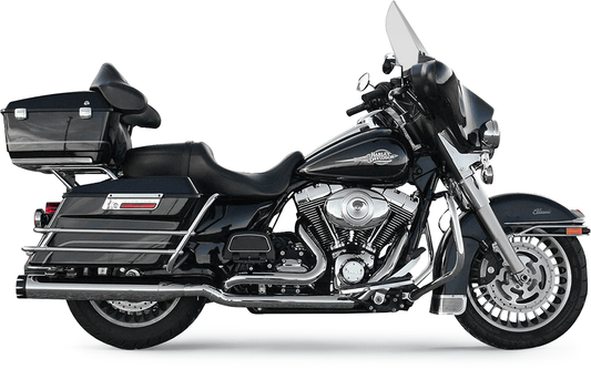 BASSANI True Dual Crossunder Chrome Exhaust Headpipes 09-16 Harley Touring FLHX