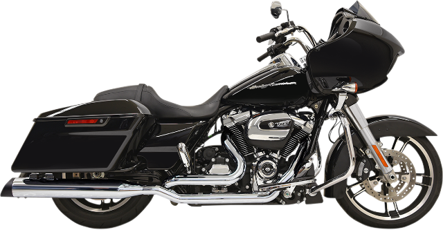 Bassani True Dual Cross-Under Exhaust Headpipes for 2017-2024 Harley Touring