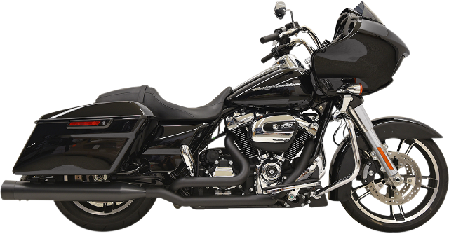 Bassani True Dual Crossunder Exhaust Headpipes fits 2017-2019 Harley Touring