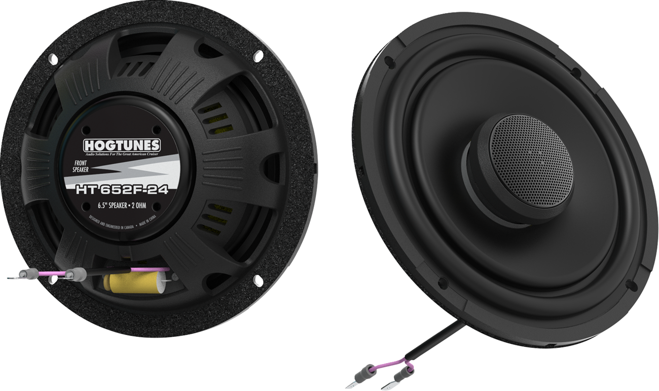 Hogtunes 6.5" Front Fairing Speakers fits 2024-2026 Harley Road Street Glide