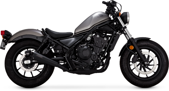 Vance & Hines Black Upsweep Slip on Muffler 2017-2025 Honda Rebel CMX 500 300