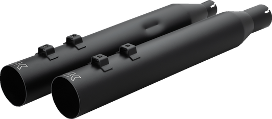 Khrome Werks 4" HP Plus Black Slip On Mufflers for 2017-2025 Harley Touring M8